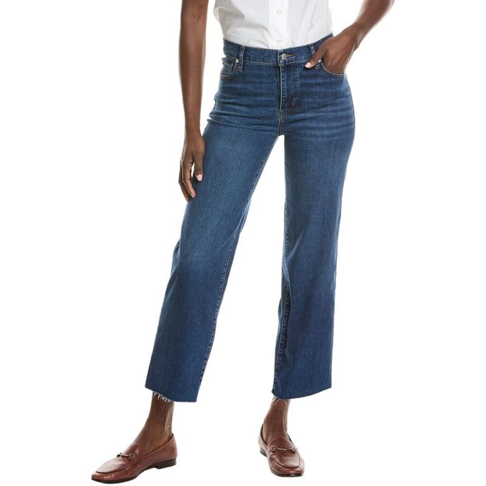 Frame Denim Womens  The Mellow Elixir Straight Jean, Blue